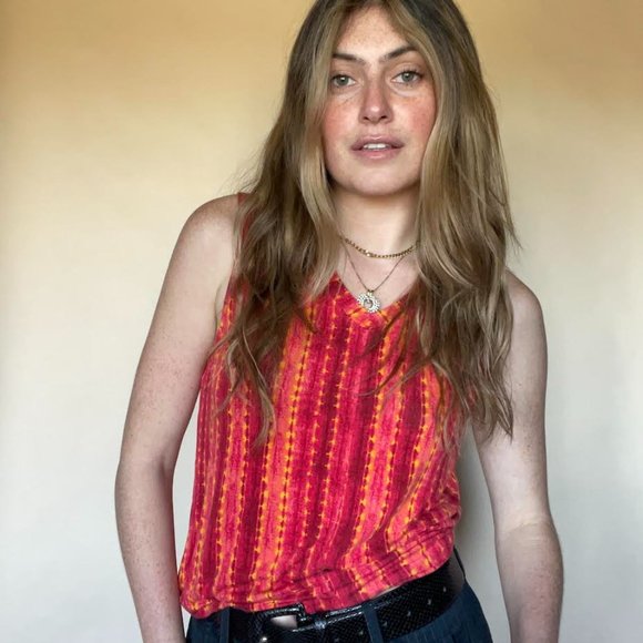 Lee Tops - NEW AGE LEE STRIPED TANK TOP